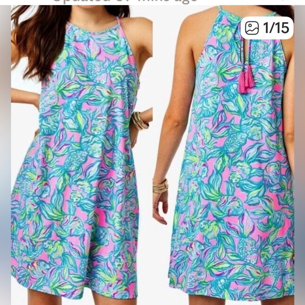 Lilly Pulitzer,XXL,Margo,halter dress.